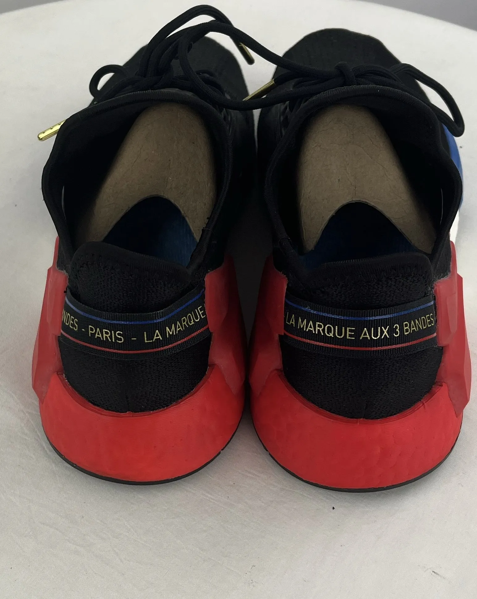 Adidas Men's NMD R1 V2 Paris Red/White/Blue Collector Shoes Size 8