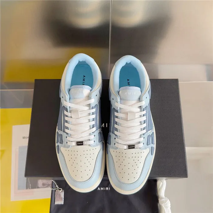AMR Skel Top Low  Baby Blue Sneakers-192