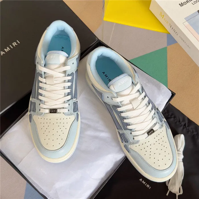 AMR Skel Top Low  Baby Blue Sneakers-192