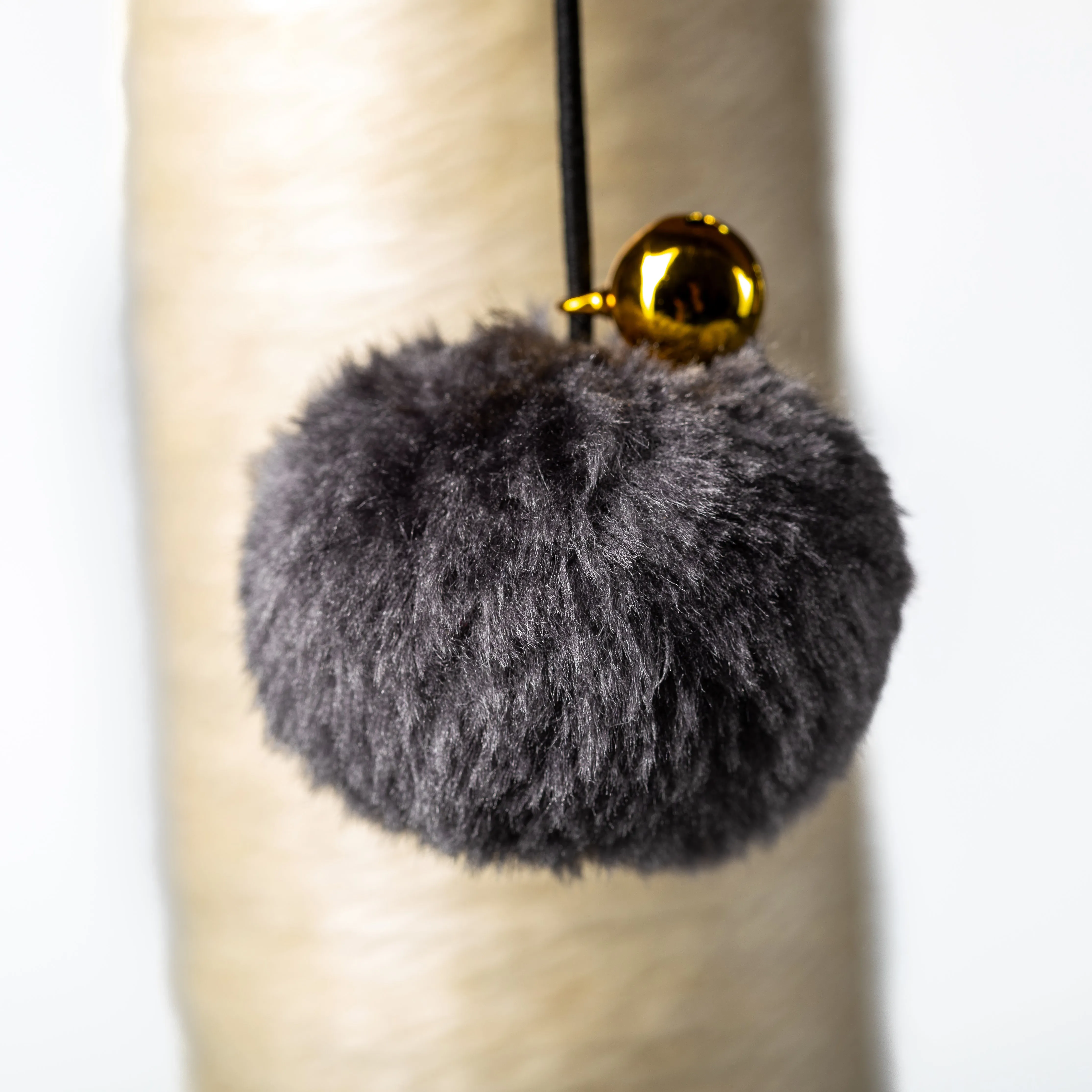 AUSSIE FURBABY Cat Scratcher Cat Tree - Includes Cat Scratching Posts & Cozy Cat Bed Platform - Stylish Cat Tree Tower Cat Condo for your cat or kitten with Self Grooming Brush - Fun Cat Toys