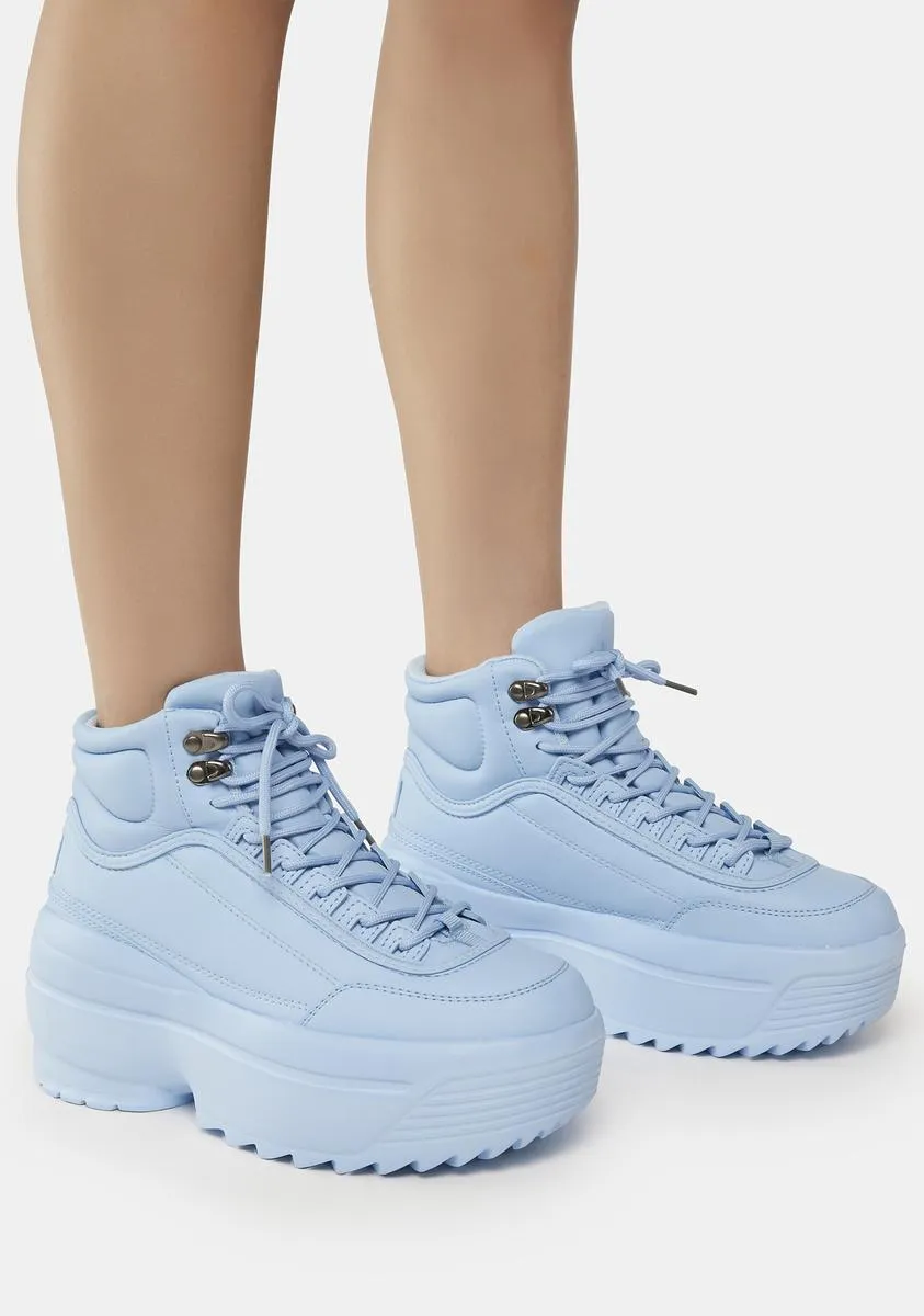 Baby Blue First Place Flex Sneakers
