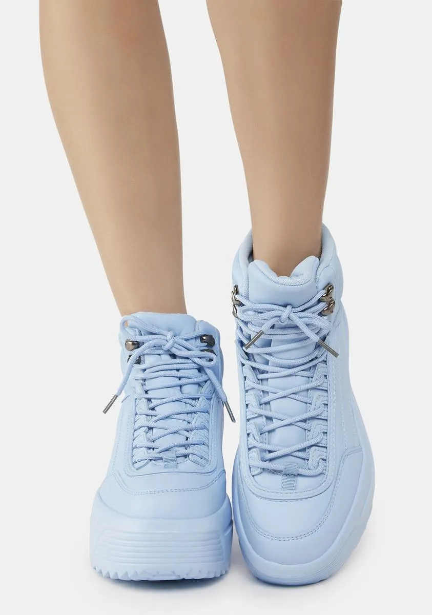 Baby Blue First Place Flex Sneakers