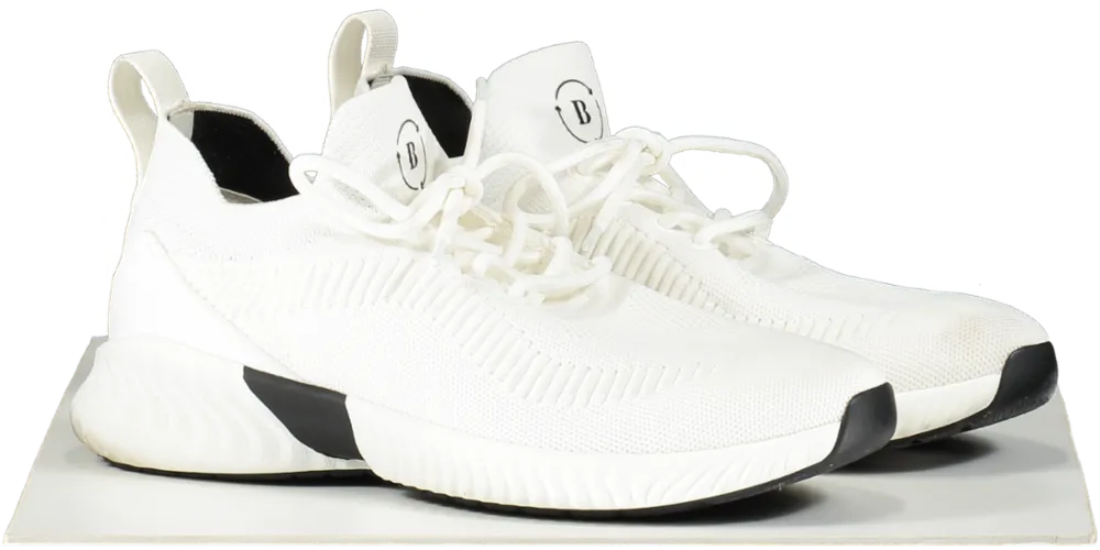 Boggi Milano White Willow Recycled Yarn Trainers UK 9 EU 43 👞