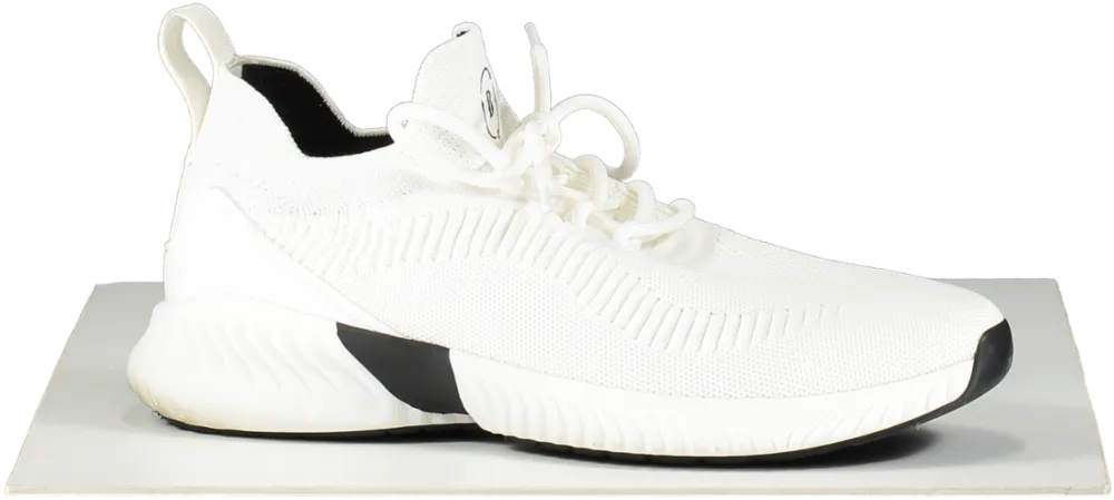 Boggi Milano White Willow Recycled Yarn Trainers UK 9 EU 43 👞
