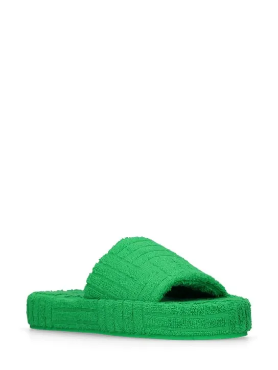 Bottega Veneta   35mm Resort terrycloth slides 