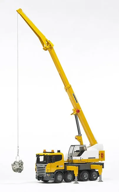 Bruder 1:16 Scania R-Series Liebherr Crane Truck With Light & Sound