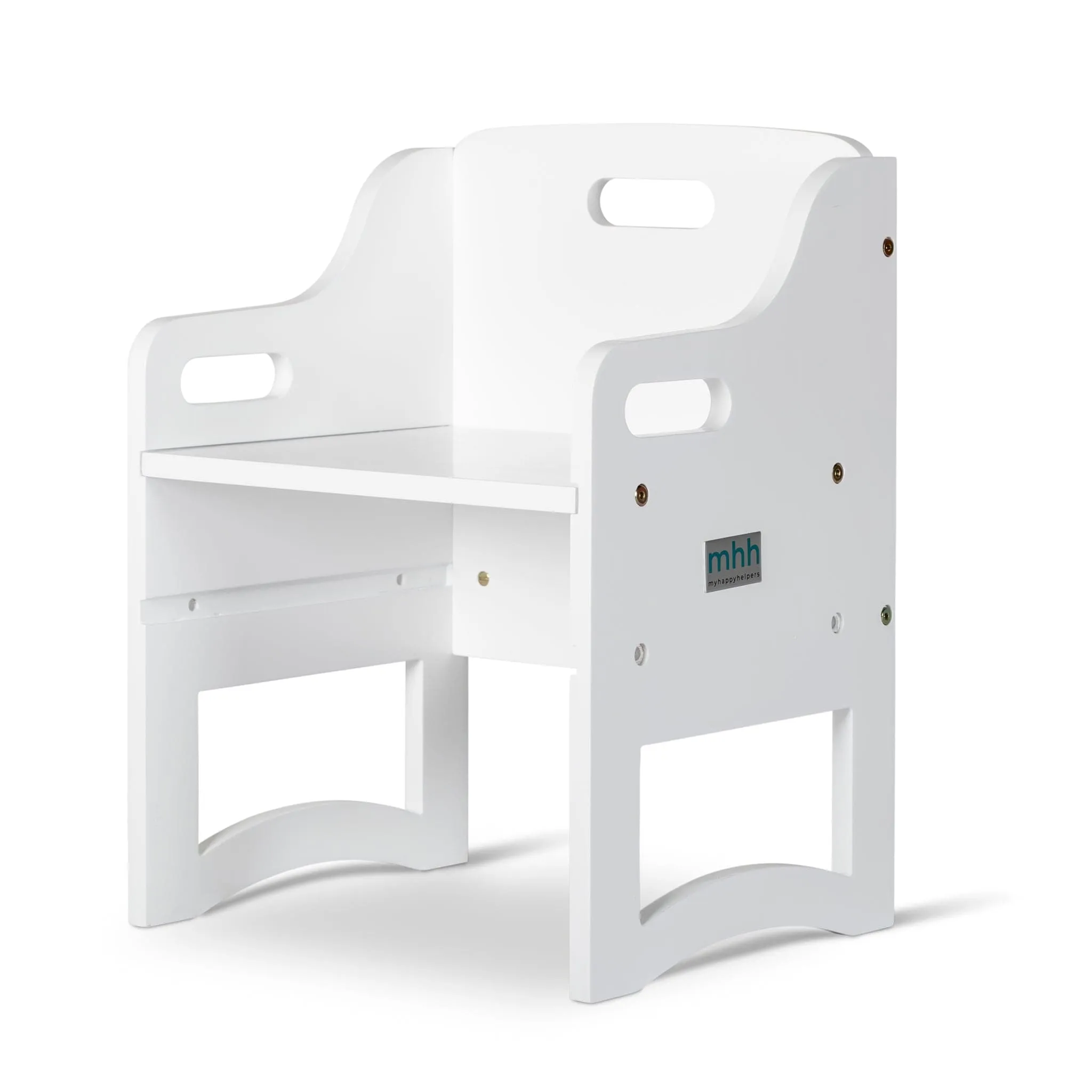 Combination Table & 2 Chairs - White