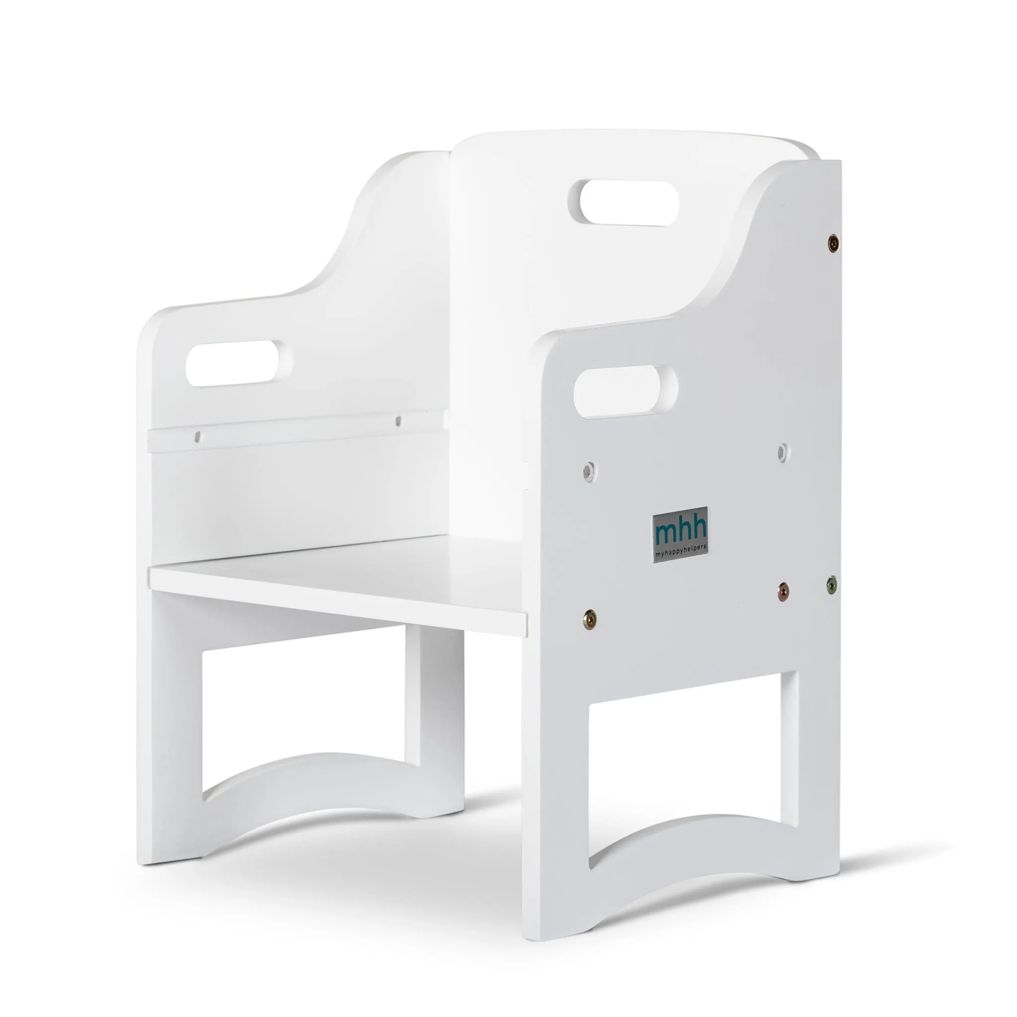 Combination Table & 2 Chairs - White