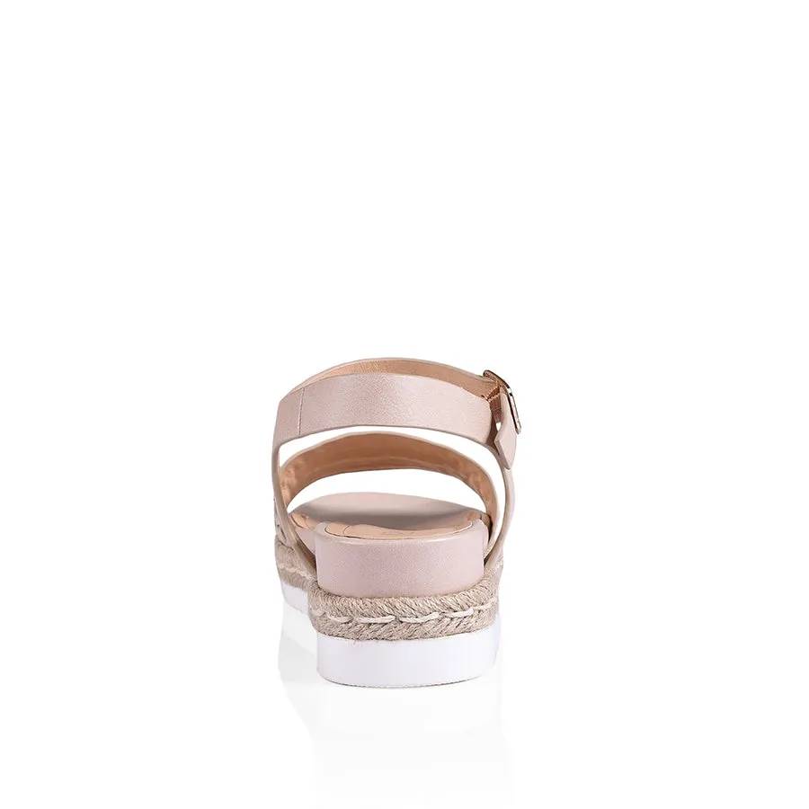 Disco Footbed Sandals - Blush