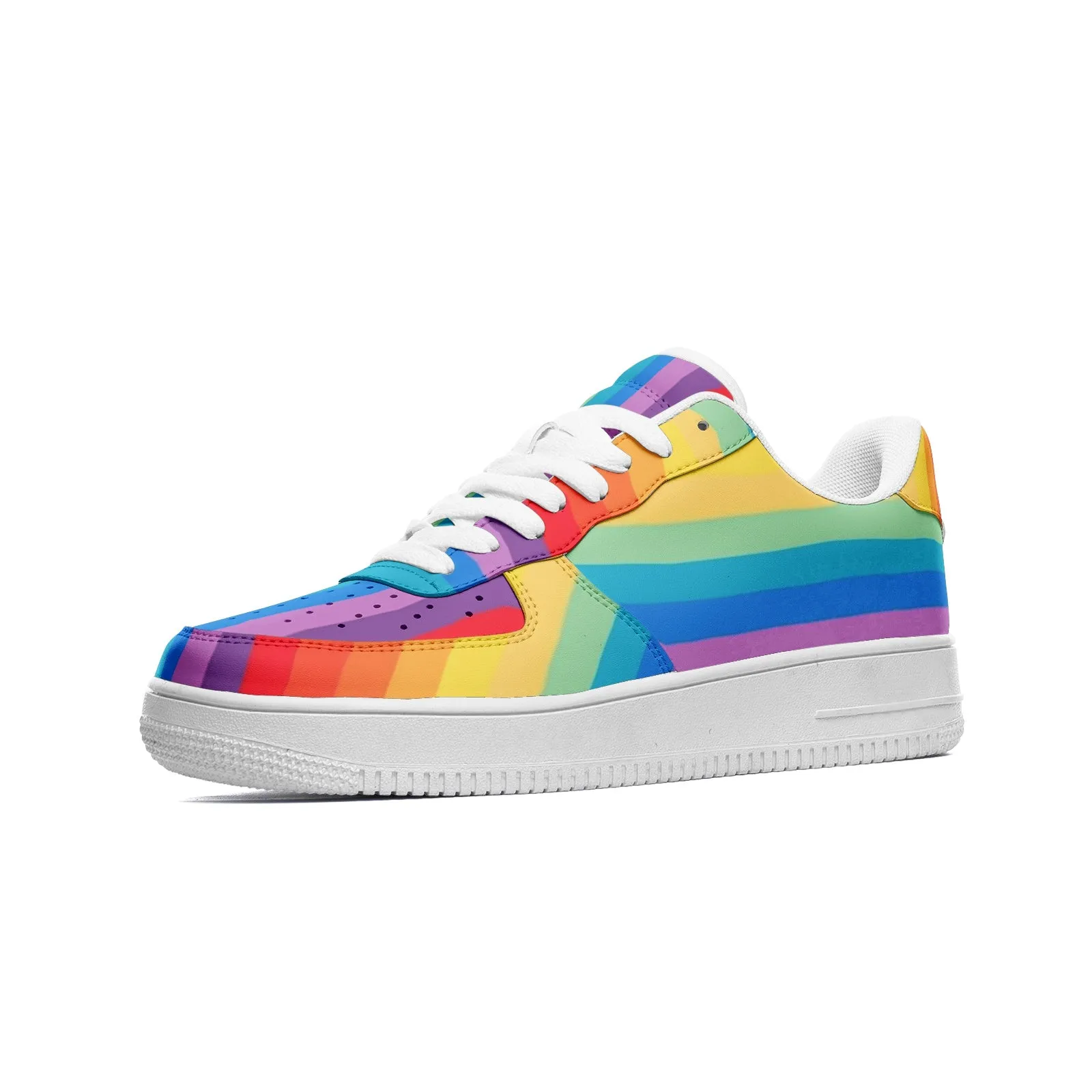 Festive Movements Unisex Low Top Leather Sneakers