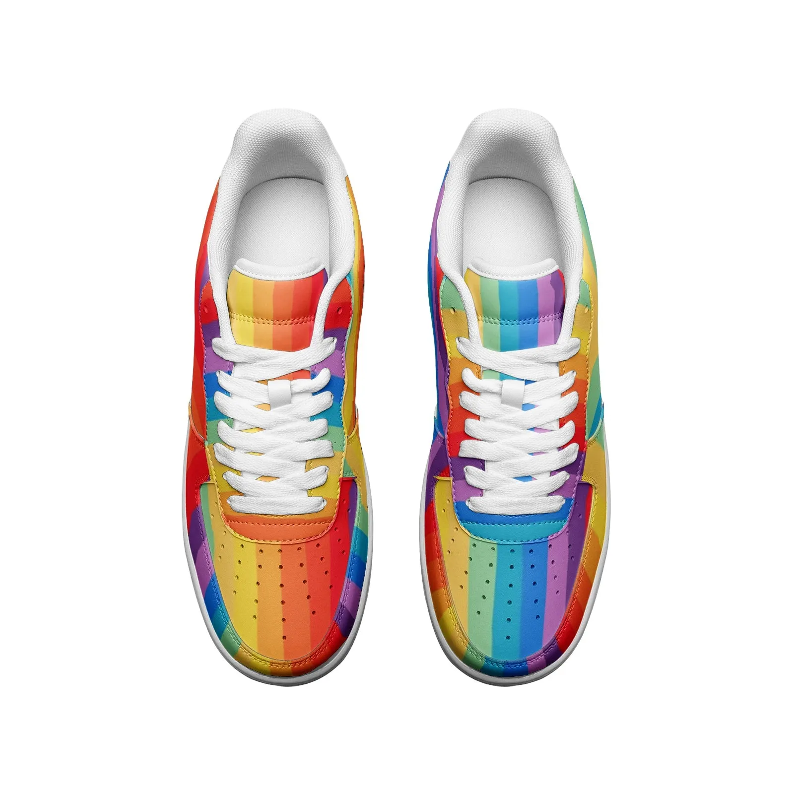 Festive Movements Unisex Low Top Leather Sneakers