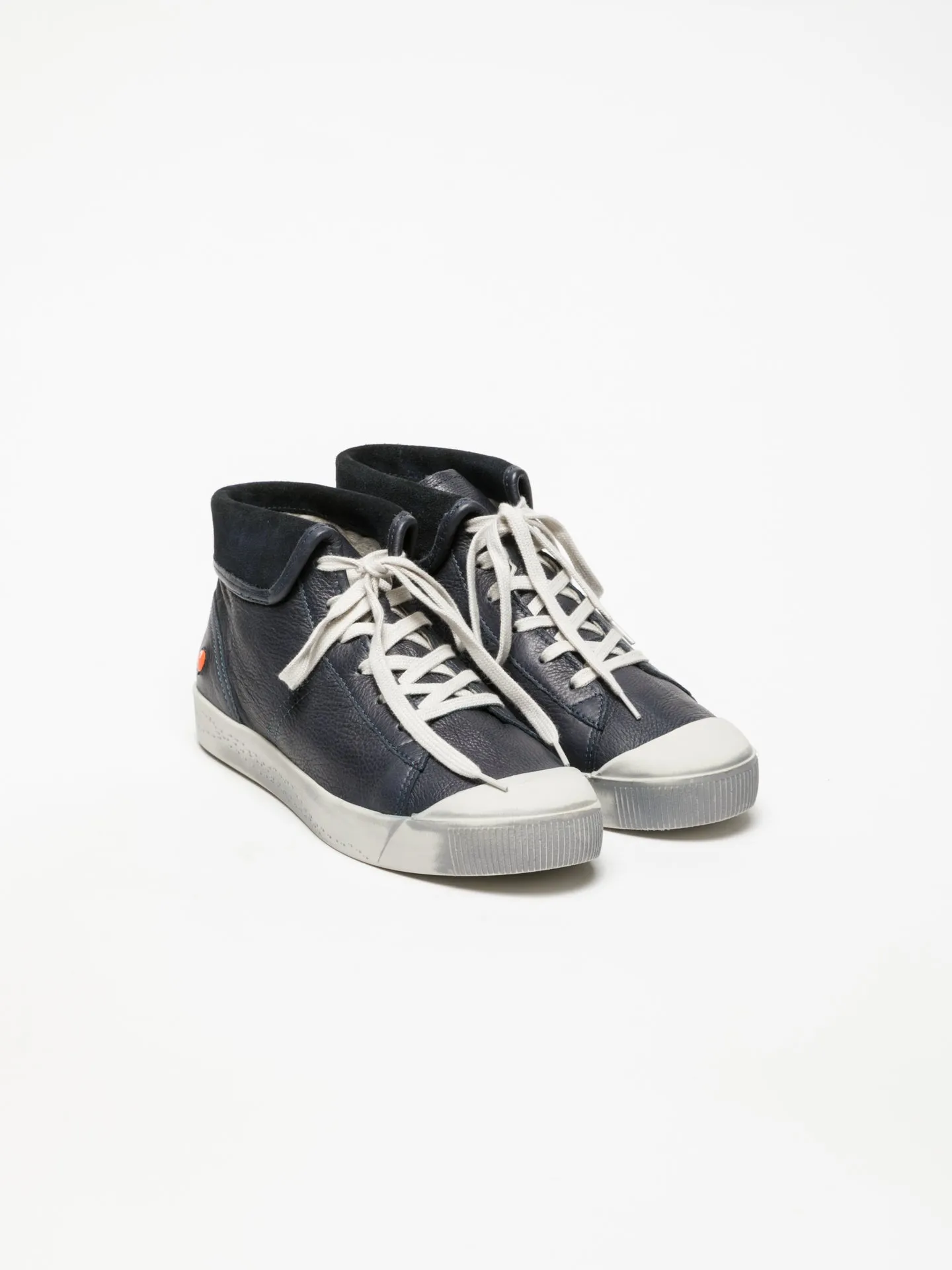 Navy Hi-Top Trainers