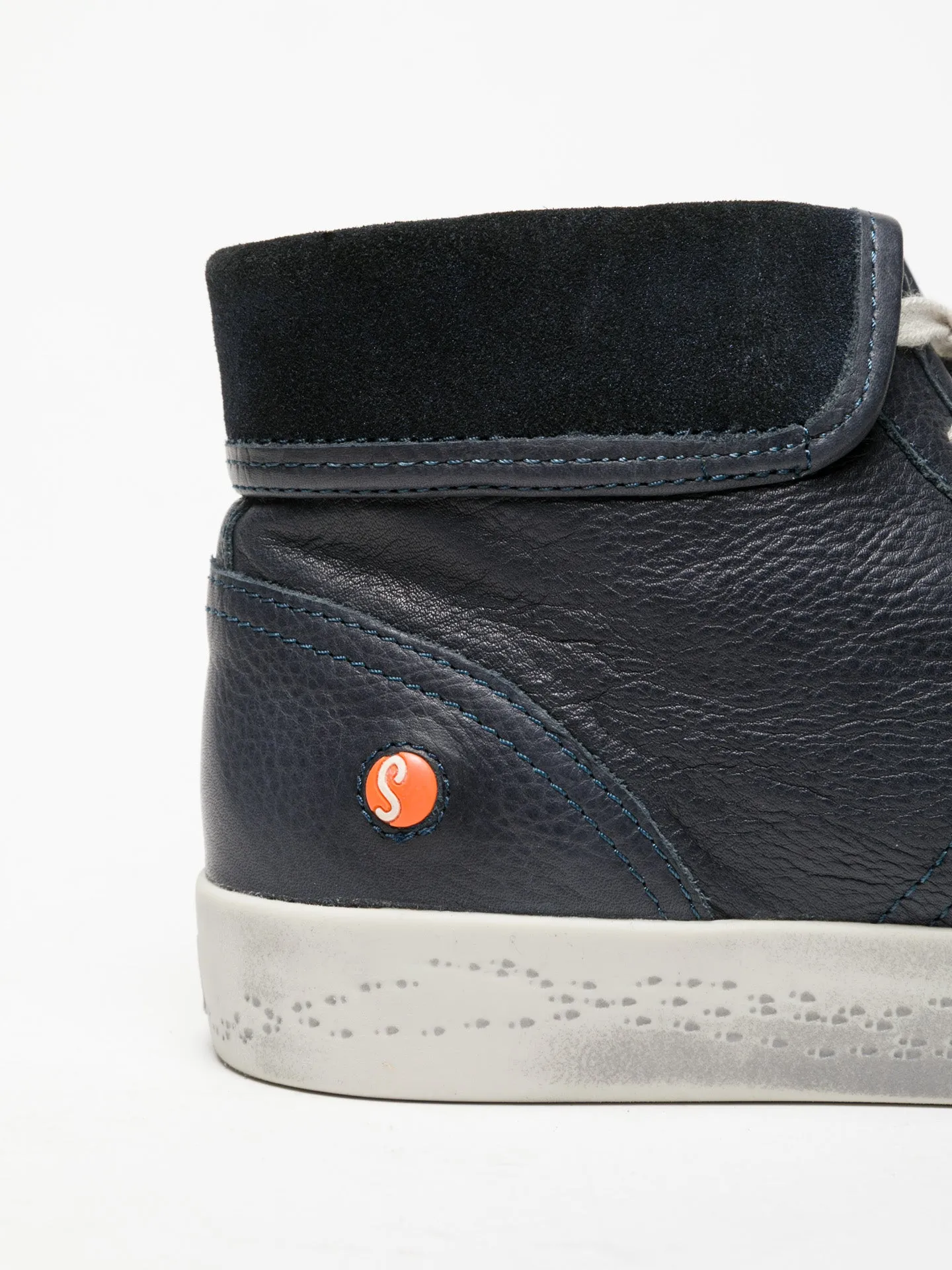 Navy Hi-Top Trainers