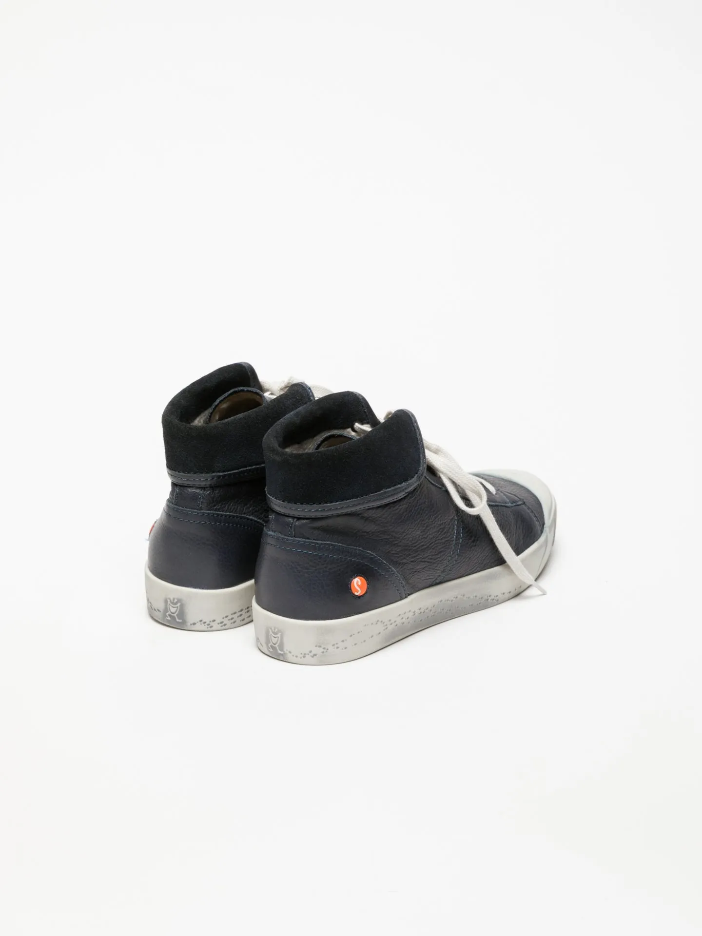 Navy Hi-Top Trainers