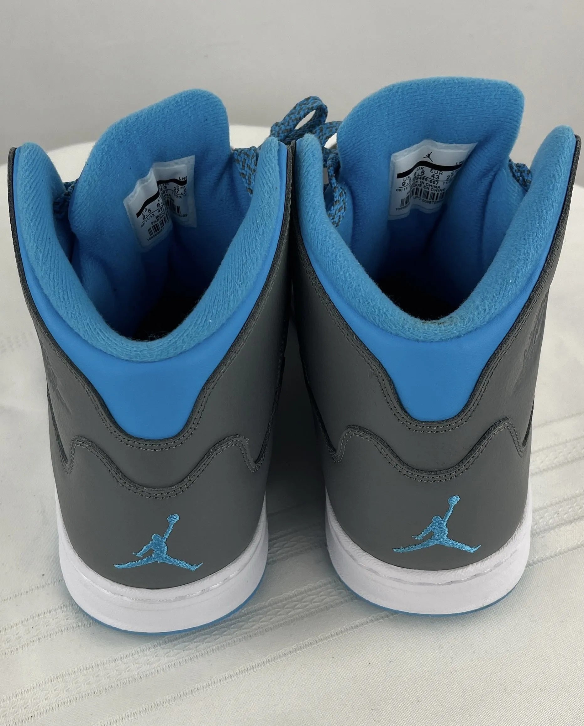 Nike Air Jordan Prime 5 Powder Blue Cool Gray Men's Basketball Shoes Size 9.5