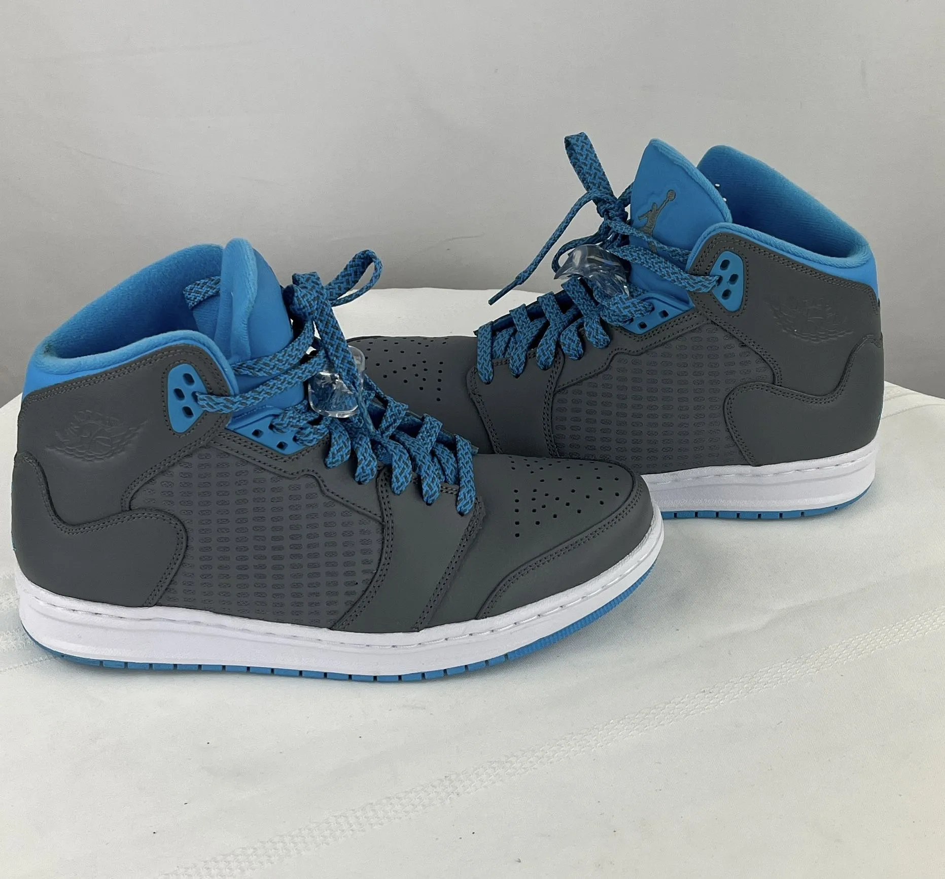 Nike Air Jordan Prime 5 Powder Blue Cool Gray Men's Basketball Shoes Size 9.5