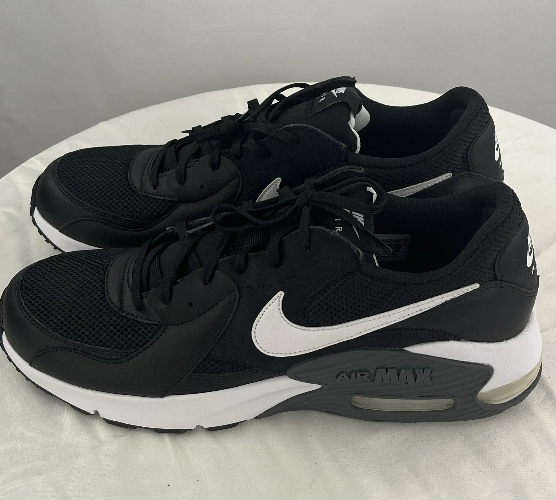 Nike Air Max Excee Shoes Men's Size 14 Black White CD4165-001 Athletic Sneakers