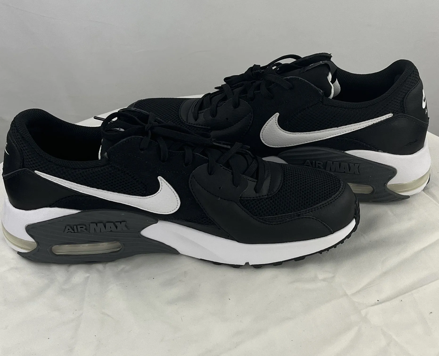 Nike Air Max Excee Shoes Men's Size 14 Black White CD4165-001 Athletic Sneakers