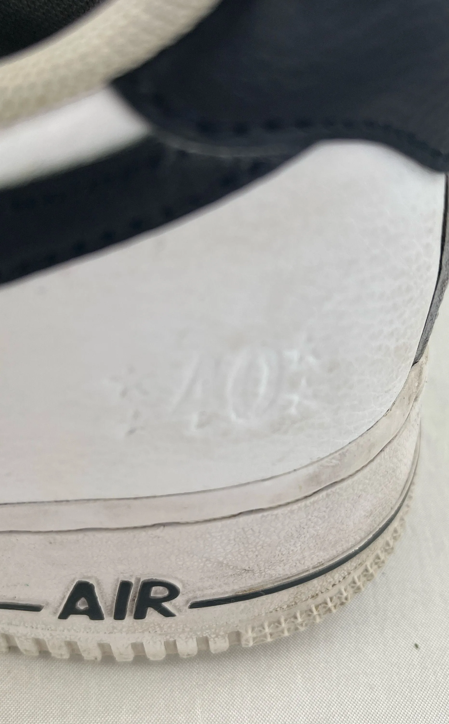 NIKE Men's Air Force 1 07 LV8 40th Anniversary White/Black 2022 Size 11