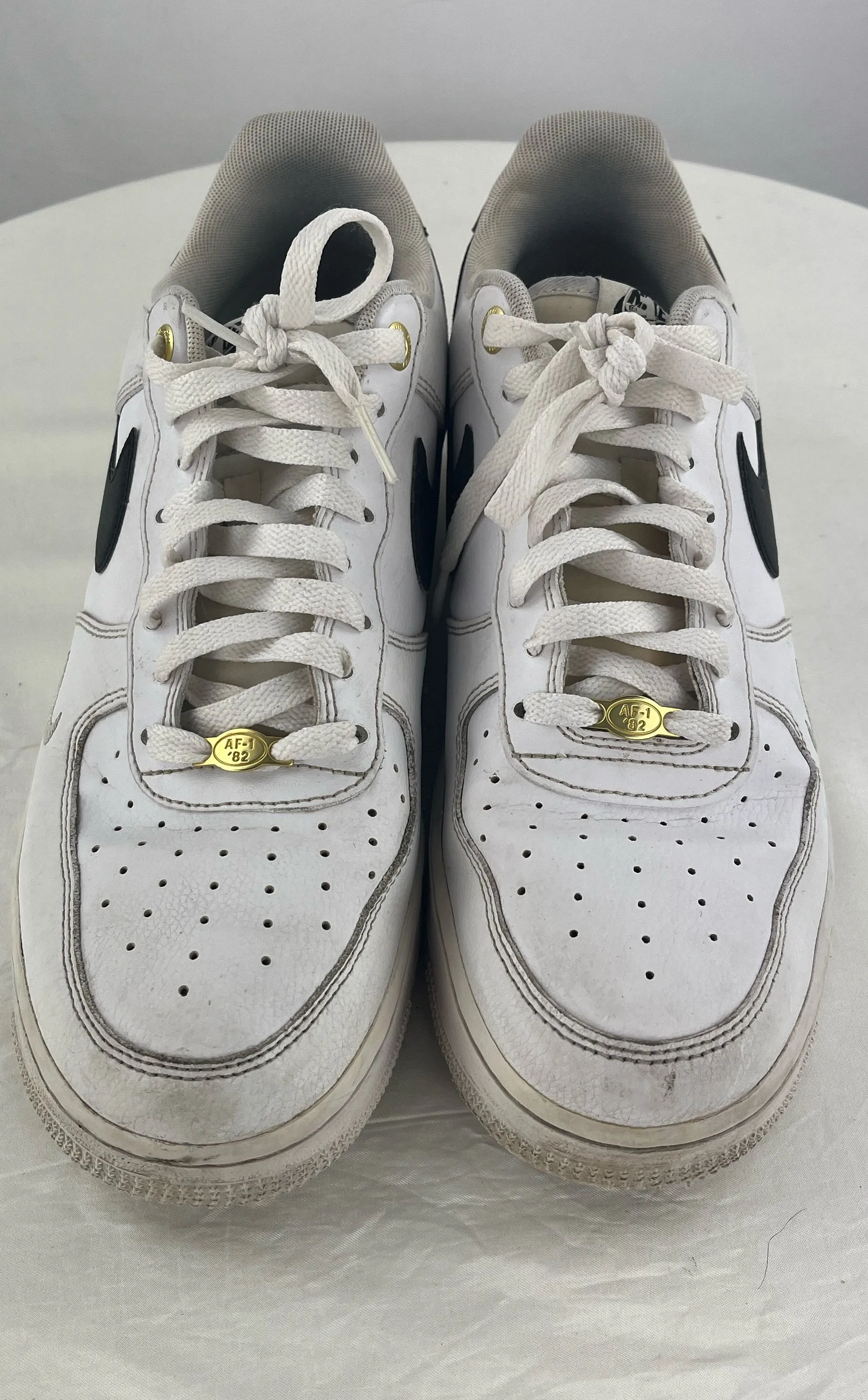 NIKE Men's Air Force 1 07 LV8 40th Anniversary White/Black 2022 Size 11