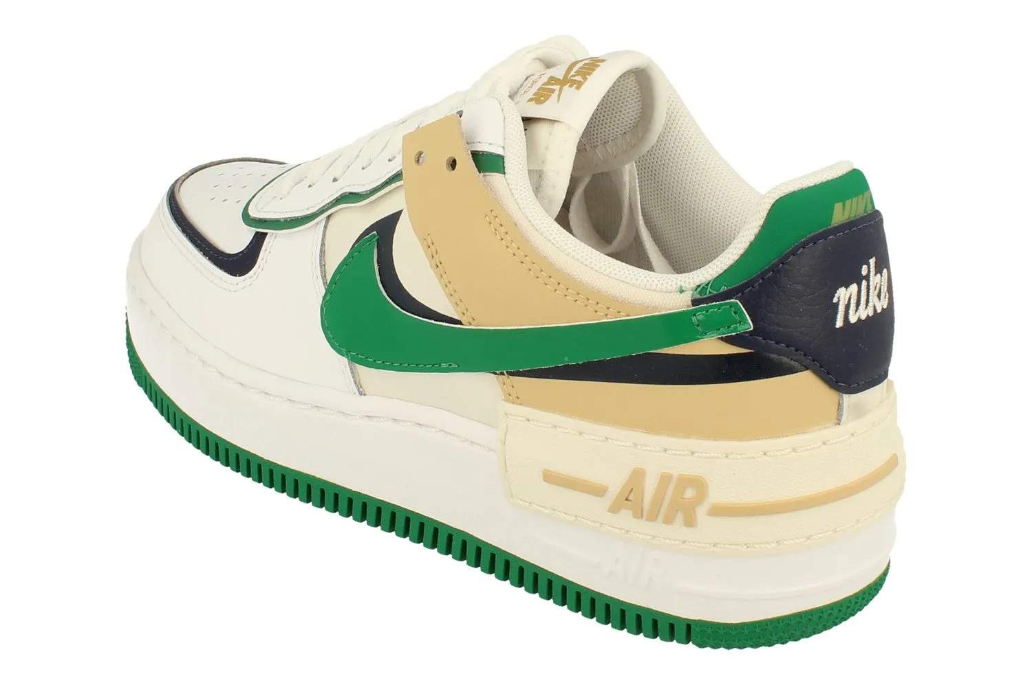 Nike Womens Air Force 1 Shadow Trainers DZ1847 102