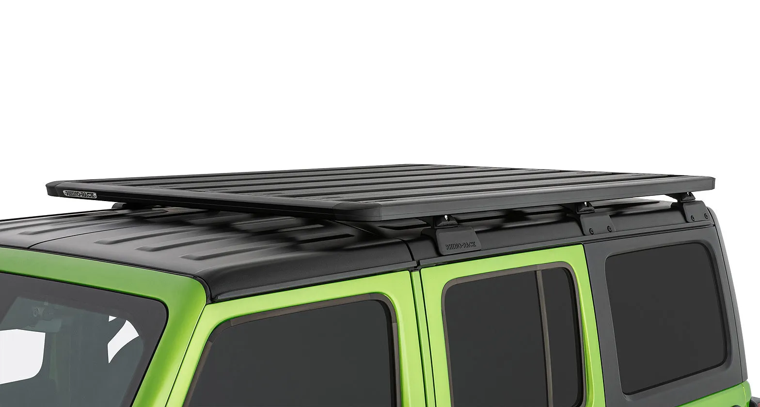 Rhino Rack Pioneer Platform Roof Rack For 18-23 Jeep JL 4 Door Hardtop