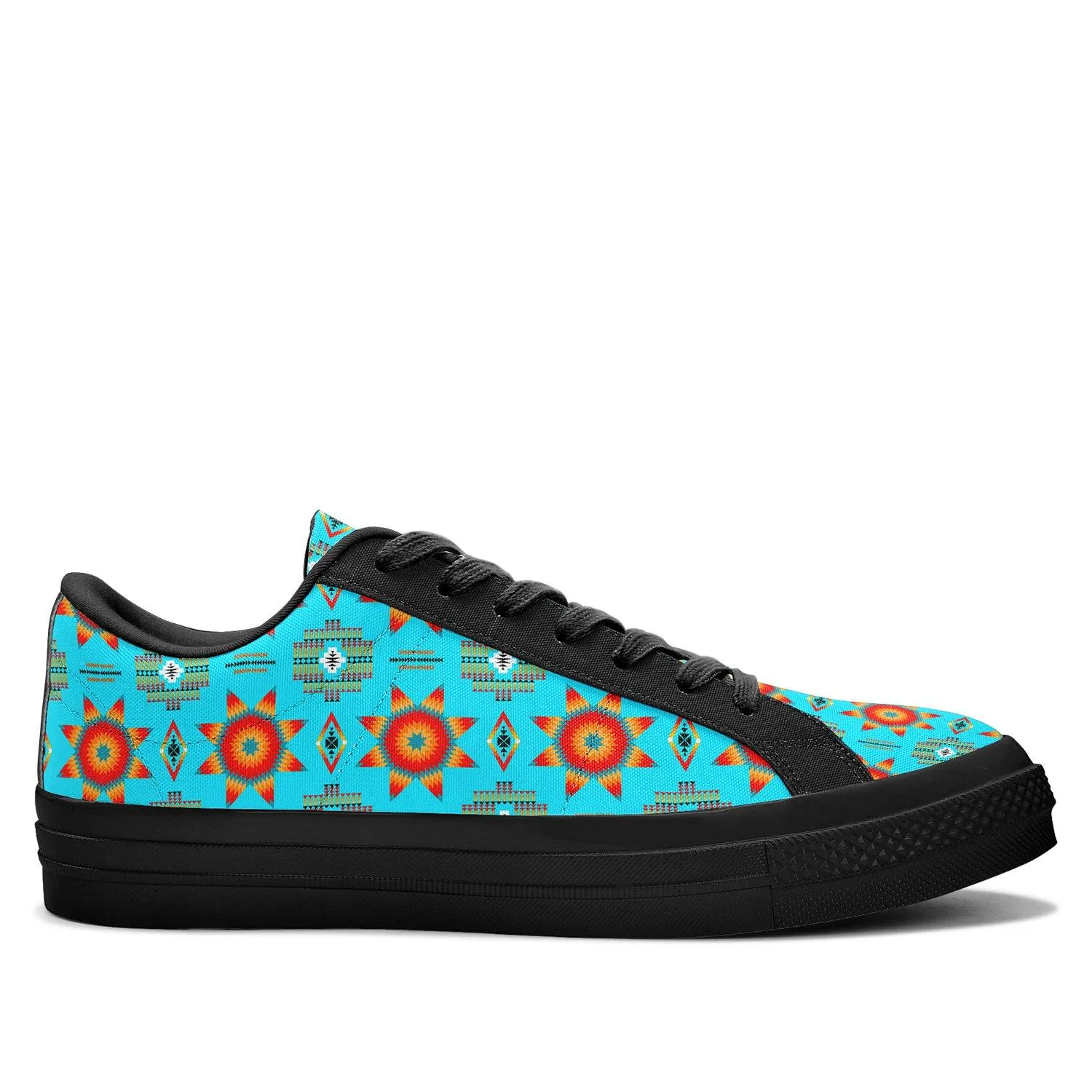 Rising Star Harvest Moon Aapisi Low Top Canvas Shoes Black Sole