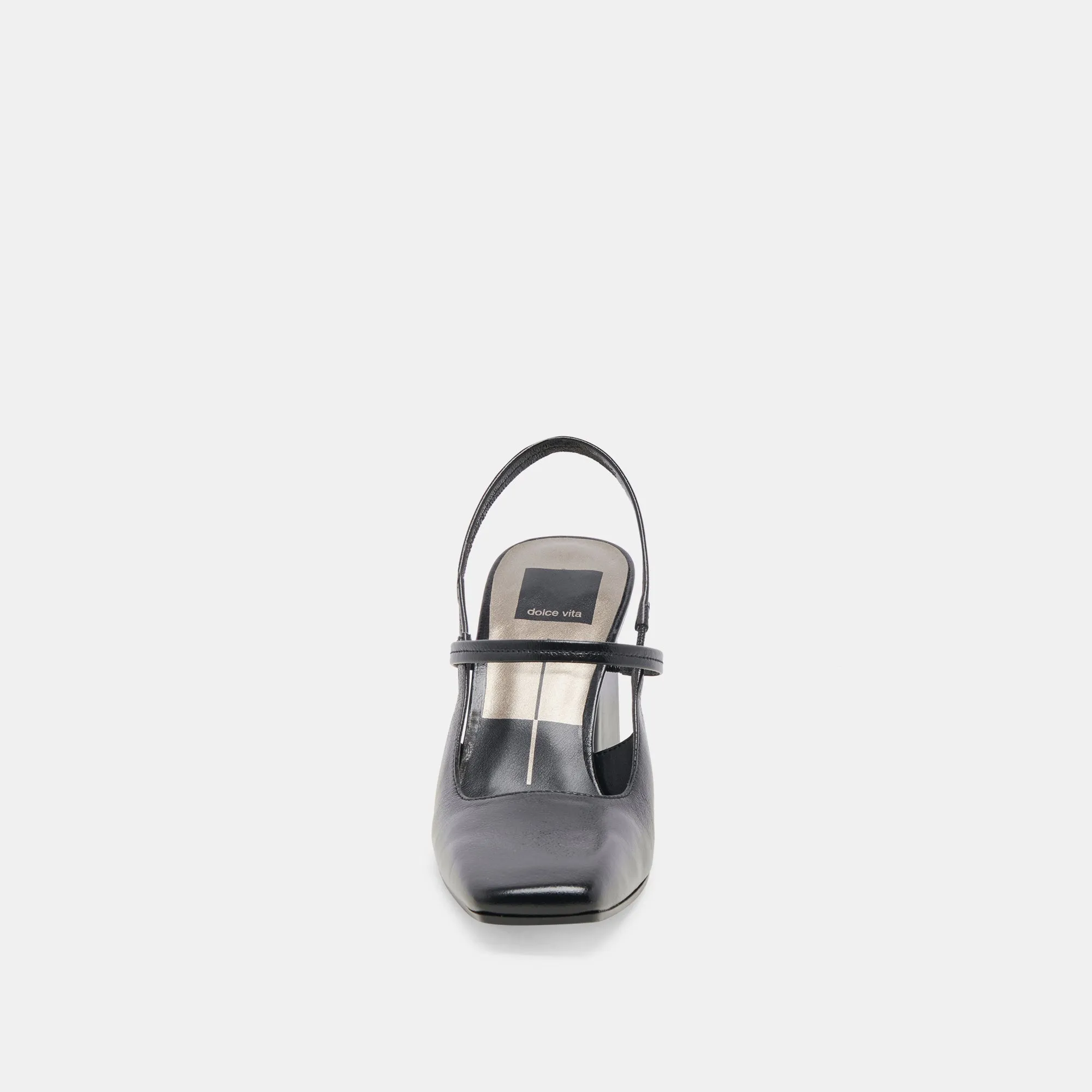 SOYER HEELS MIDNIGHT CRINKLE PATENT