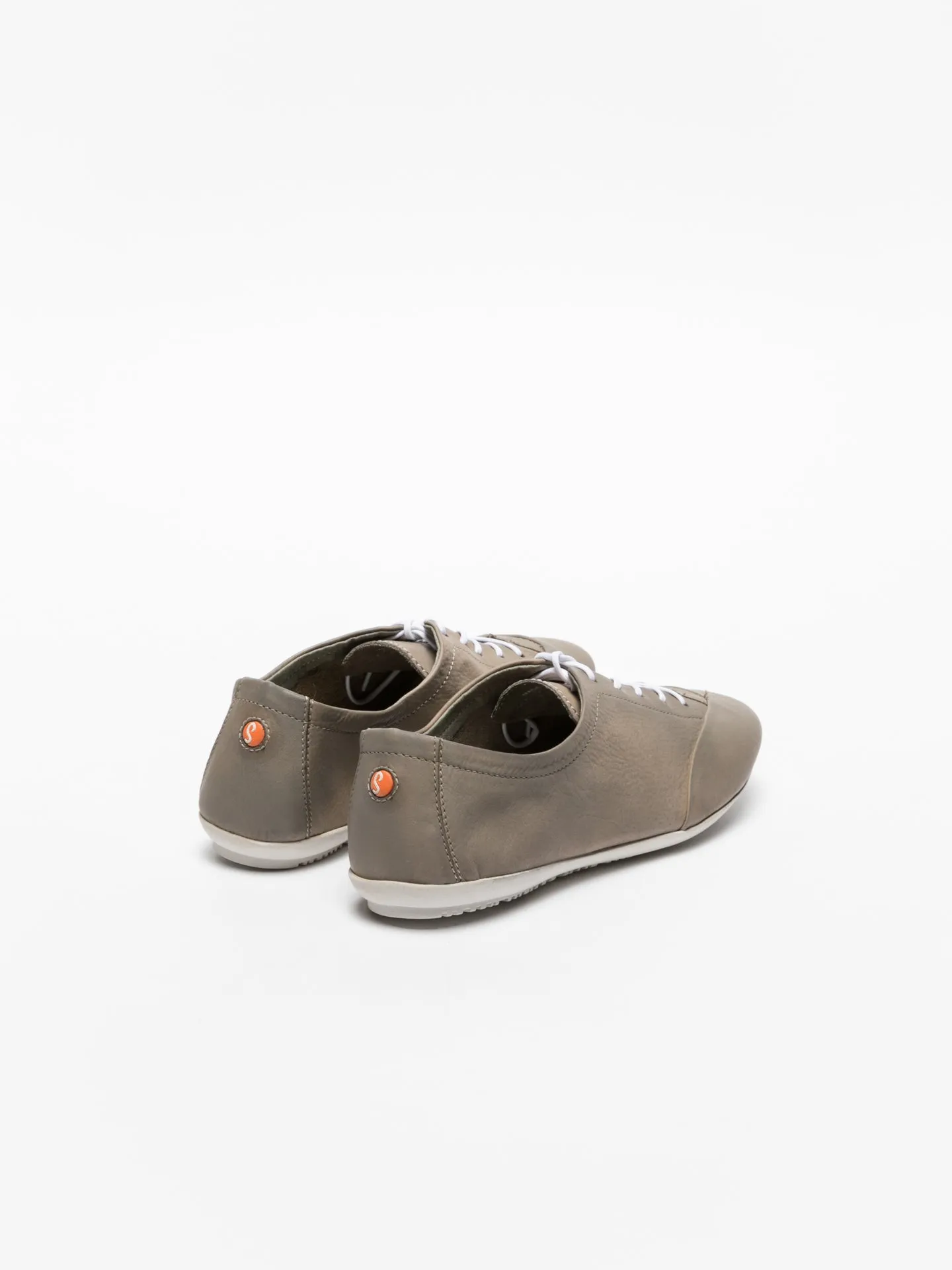 Tan Lace-up Trainers