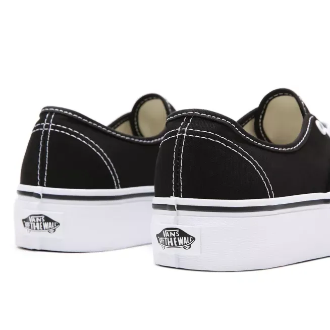 Vans scarpa sneakers con zeppa da donna Authentic Platform VN0A3AV8BLK nero