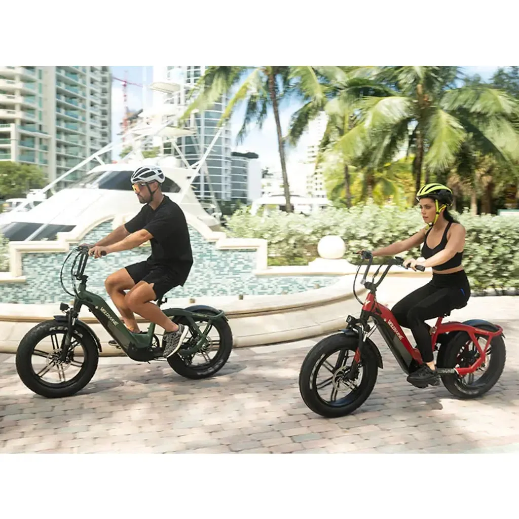 Velowave Pony Step Thru 750W 48V Fat Tire Commuter Electric Bike
