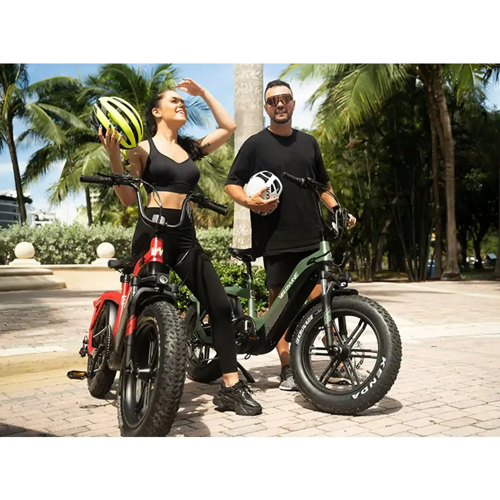 Velowave Pony Step Thru 750W 48V Fat Tire Commuter Electric Bike