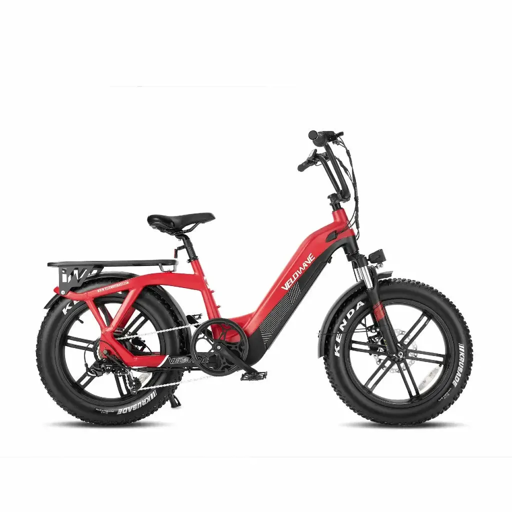 Velowave Pony Step Thru 750W 48V Fat Tire Commuter Electric Bike